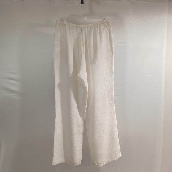 Divided H&M Women's Small White Wide Leg Pants - Picture 2 of 8